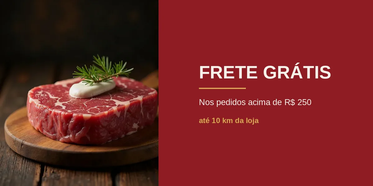 Frete grátis acima de R$ 250