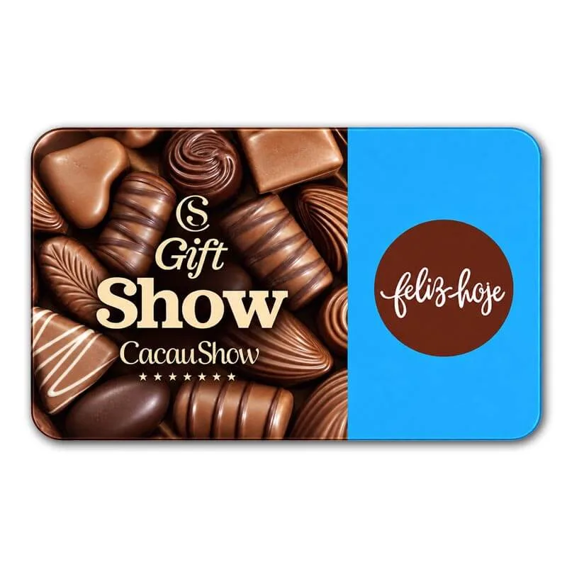 Gift Card Cacau Show 10 Reais