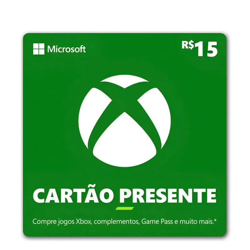 Gift Card Xbox 15 reais