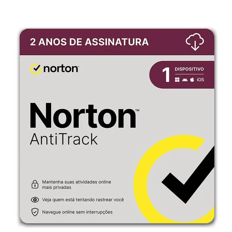 Norton Antivirus Antitrack 2 anos