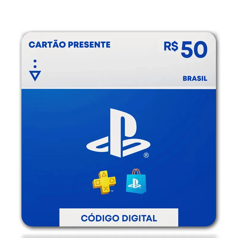 Gift Card Playstation 50 reais