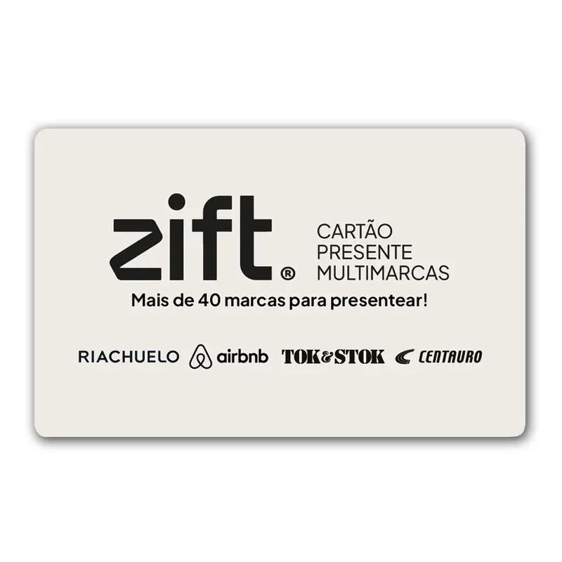 Zift Card Cartão Presente Multimarcas 450 reais
