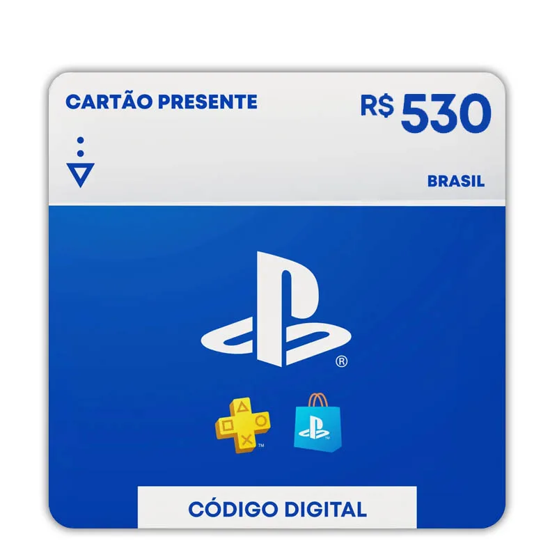 Gift Card Playstation 530 reais