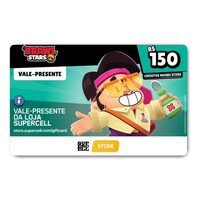 Supercell Brawl Stars Gift Card 150 Reais