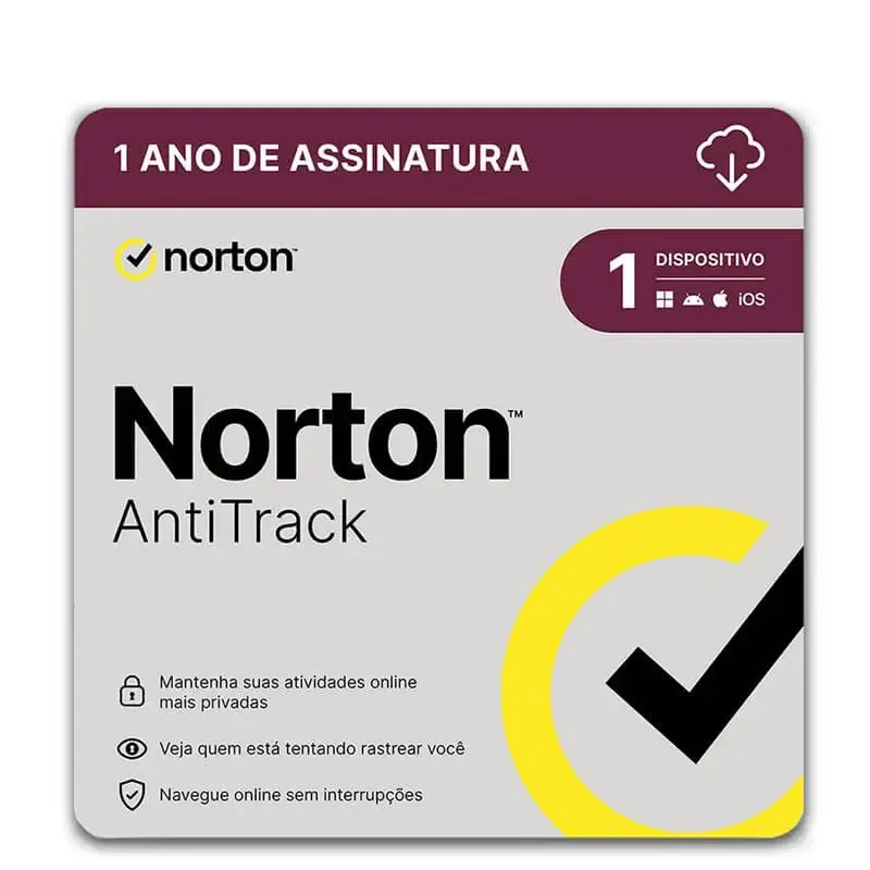 Norton Antivirus Antitrack 1 ano