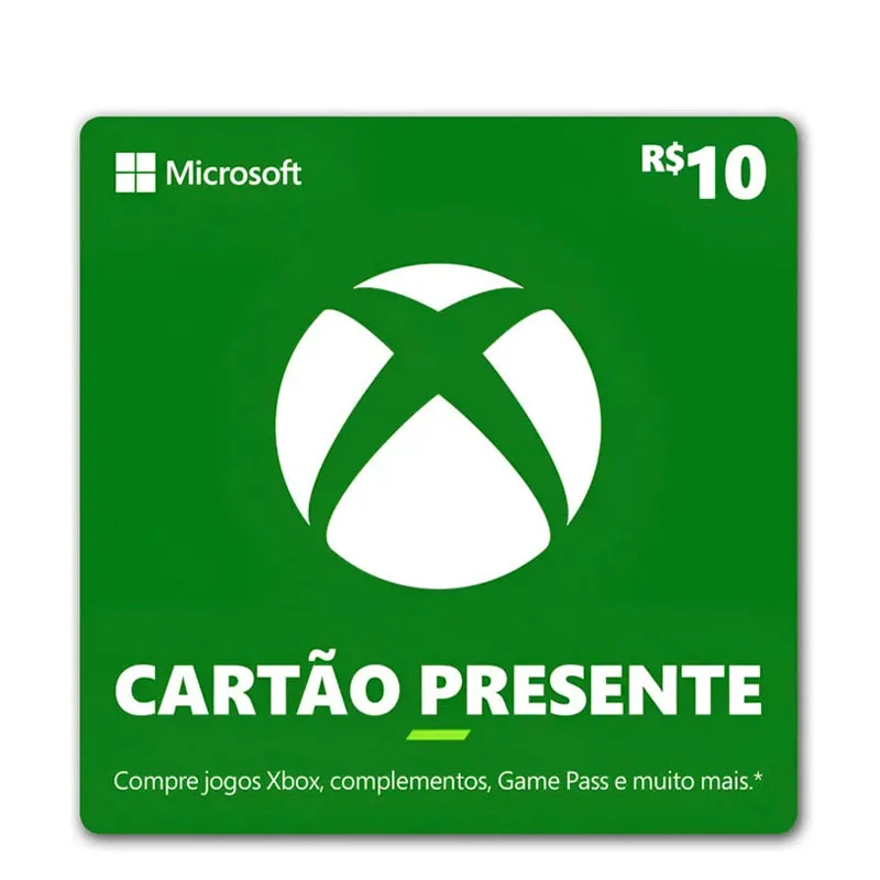 Gift Card Xbox 10 reais