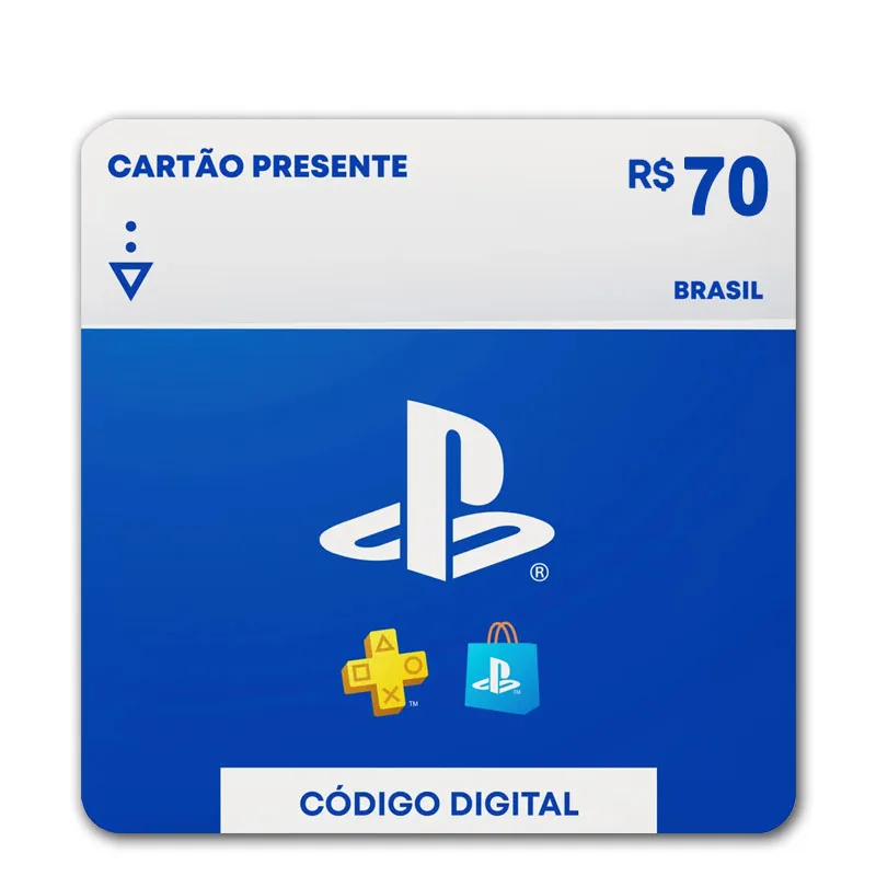 Gift Card Playstation 70 reais