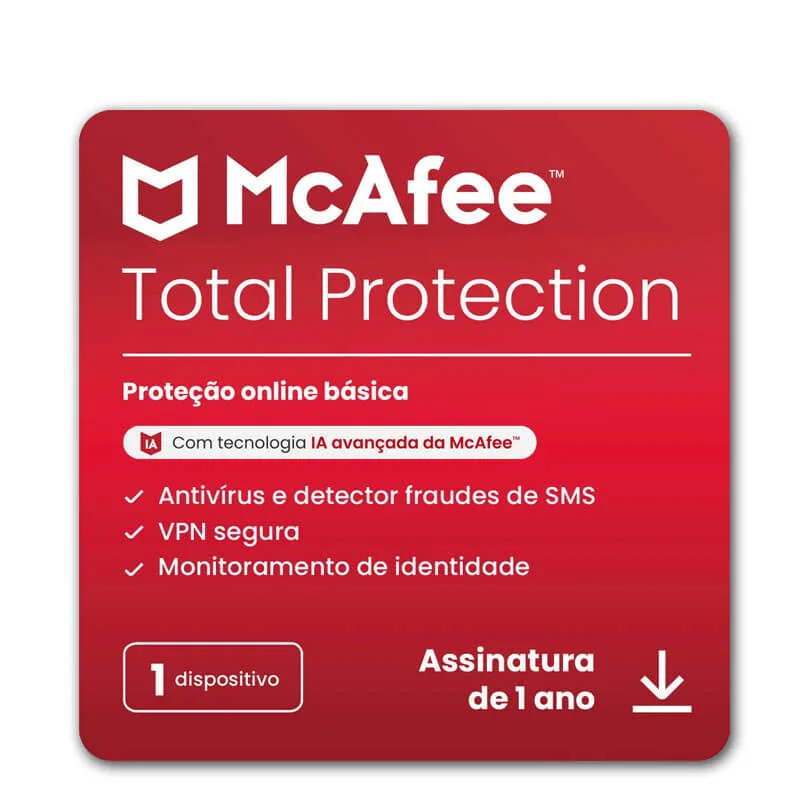 McAfee Total Protection 1 Dispositivo