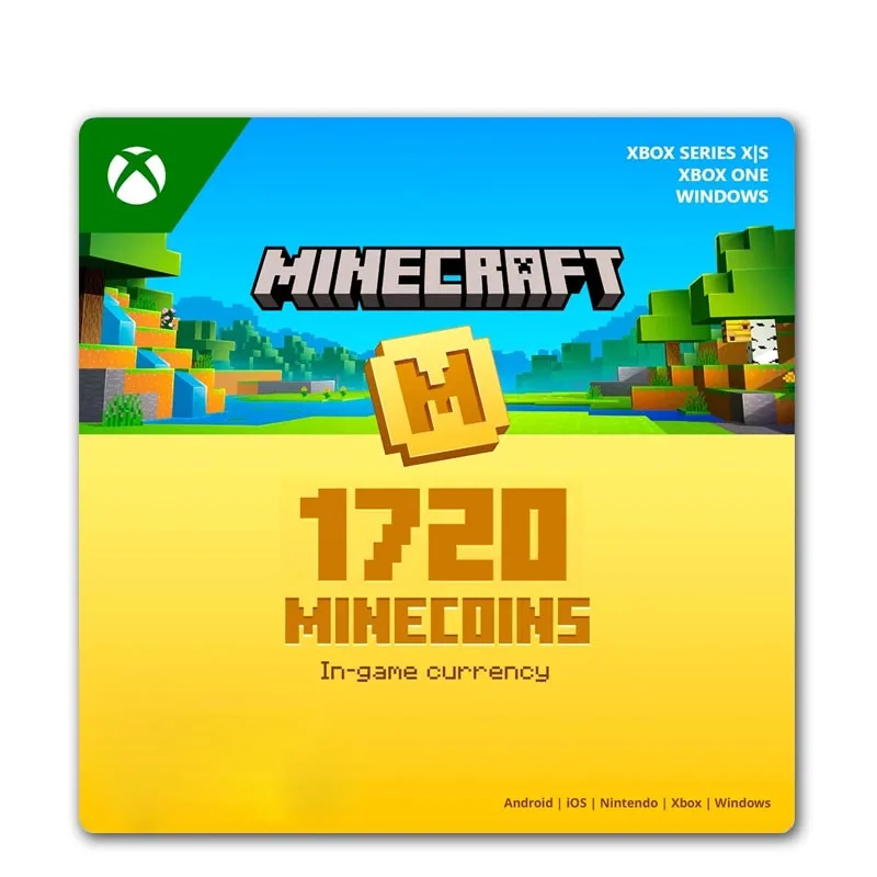 Gift Card Minecraft Minecoins 1720 coins