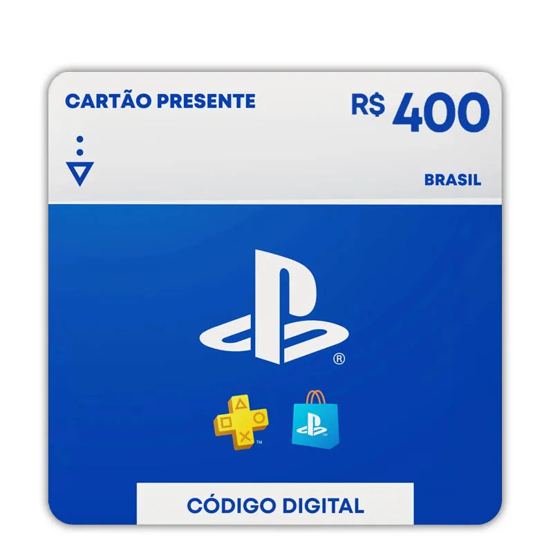 Gift Card Playstation 400 reais