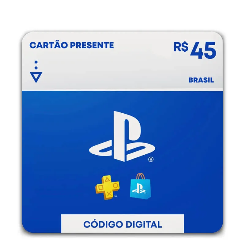 Gift Card Playstation 45 reais