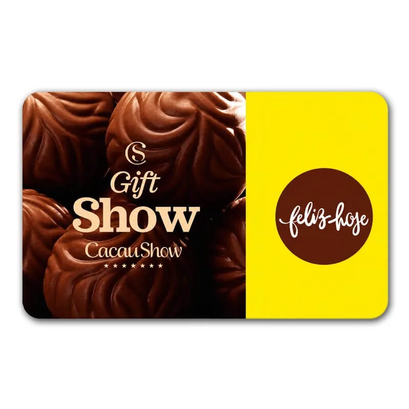 Gift Card Cacau Show 30 Reais