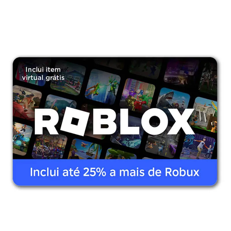 Gift Card Roblox 25 reais